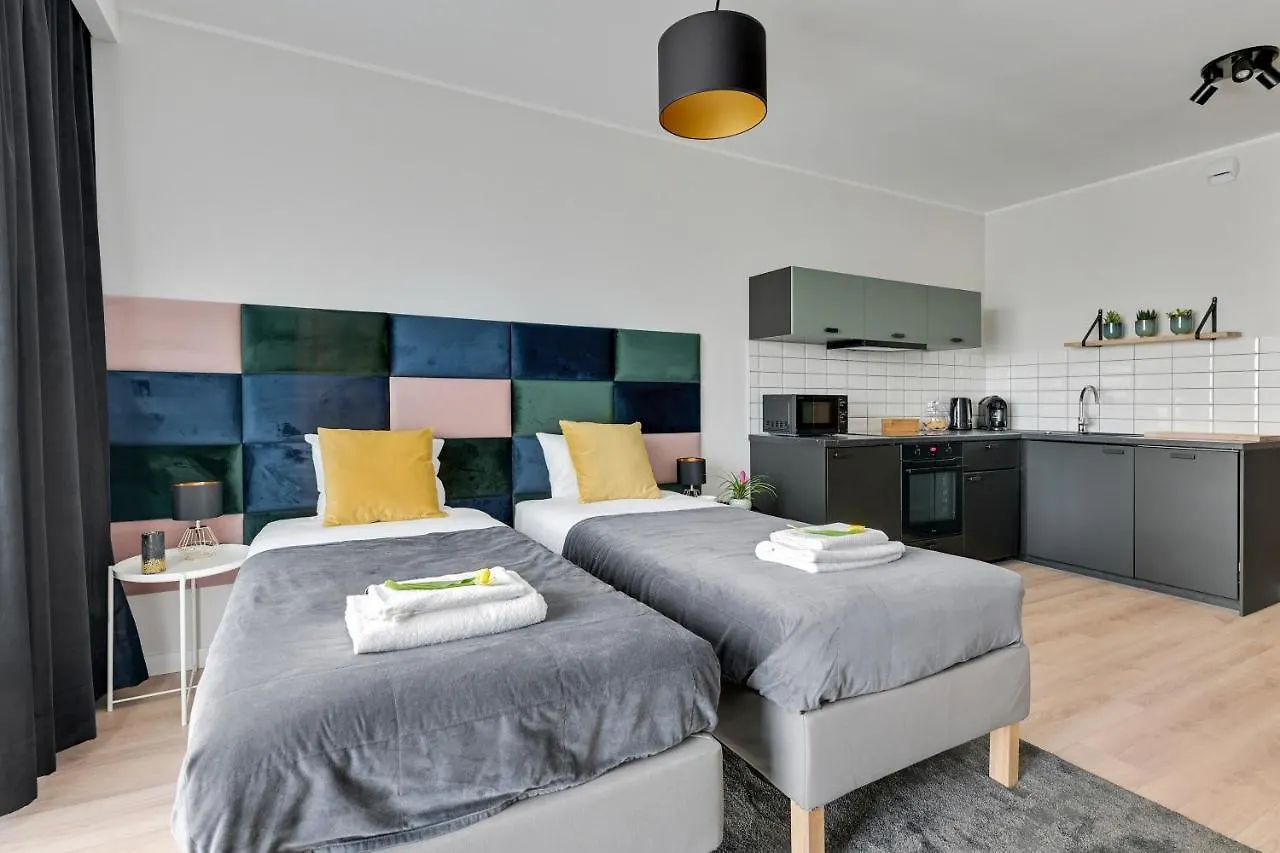Apartament Walowa Shipyard 그단스크 폴란드